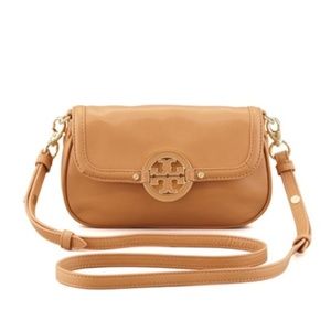 Tory Burch Amanda Mini Messenger Bag, Royal Tan